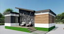 design modern shipping container house,modular prefab home render,autodesk revit