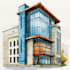 render architecture and interior concept in watercolor