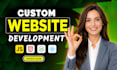 build website, website development, full stack developer, front end developer