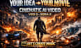 create cinematic ai videos, trailers using veo 3 and sora 2