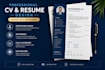 design a professional CV, resume and europass CV