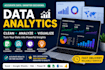 clean, analyse your data and create an interactive  dashboard