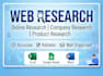 do professional web research and online research