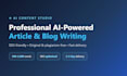 professional ai article and blog post writing service
