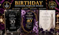 design a luxury birthday invitation in canva