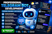 development of a custom telegram bot using java spring boot