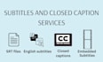 add subtitles, captions and srt files