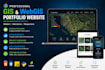 build a professional gis and webgis portfolio website