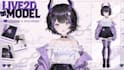 design and rig live2d vtuber model, 2d anime model,live2d rigging, 3d vtuber