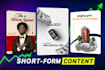 create animated motion graphics reels