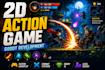 create a custom 2d action game in godot