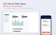 develop a custom full stack web application