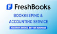 manage freshbooks bookkeeping, reconciliation, cleanup and setup
