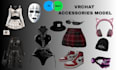 create custom vrchat assets outfits accessories weapons props and clothing