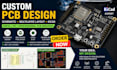 do custom pcb design schematic layout multilayer pcb in kicad esp32 iot project