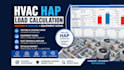 hvac hap load calculation, heating cooling load equipment sizing