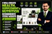 design a health, supplement and nutrition ecommerce store website