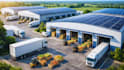 design a cold storage warehouse with 3d modeling and realistic rendering