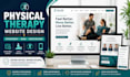 design a professional physical therapy physiotherapy clinic website