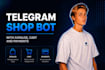 create a telegram shop bot with catalog, cart and payments