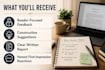 beta read your novel and provide honest reader feedback