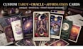 custom tarot cards, oracle decks, and affirmation cards