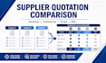 compare supplier quotations and technical offers