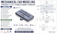 do mechanical cad modeling and rendering manufacturing drawing, image to cad
