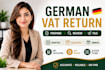 prepare and file your german vat return