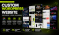 develop a custom wordpress website