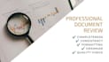 check your documents for completeness and consistency