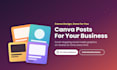 design canva social media posts for your business