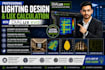 dialux evo lighting design, lux calculation and photometric analysis