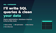 write custom sql queries and clean up your database