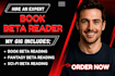 be your thriller beta reader, fantasy beta reader, scifi critique