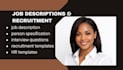 write job descriptions person specifications interview questions and HR template