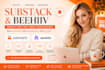 setup substack account substack newsletter design substack beehiiv newsletter