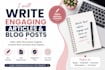 write engaging articles and blogs pots