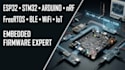 develop esp32 stm32 arduino nrf freertos ble wifi iot projects