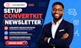setup convertkit newsletter brevo email template kit sequence kit automation