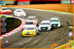 modern racing game interface