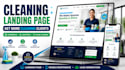 design cleaning landing page