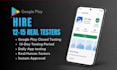 google play console app testing, 12 to 20 app testers apps reviews and testing