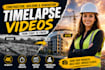 create construction, building and renovation timelapse videos
