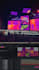 video motion graphics 3d led screen billboard animation digital signage display