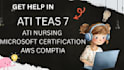help with ati teas 7 ati nursing microsoft certification aws comptia