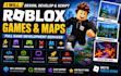 develop roblox game,roblox scripting,vfx systems, lua,map,full game development