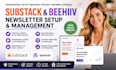 substack setup manage substack newsletter and setup beehiiv newsletter