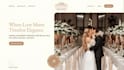 design beautiful canva wedding website, wedding planner and photography website