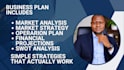 write a professional business plan with financial projection